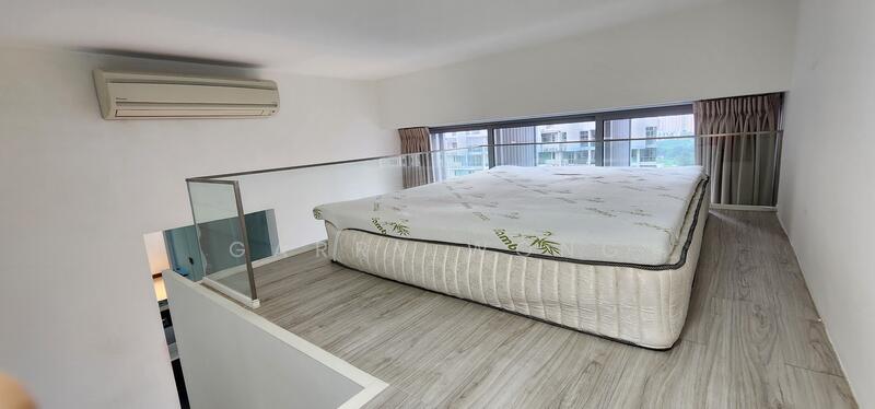 The Hillier, 2 Hillview Rise, 1 Bedroom, 506 sqft, Condominium For Rent, by Garry Wong, 60000385 - Loft bedroom with queen size mattress - PropertyGuru.com.sg