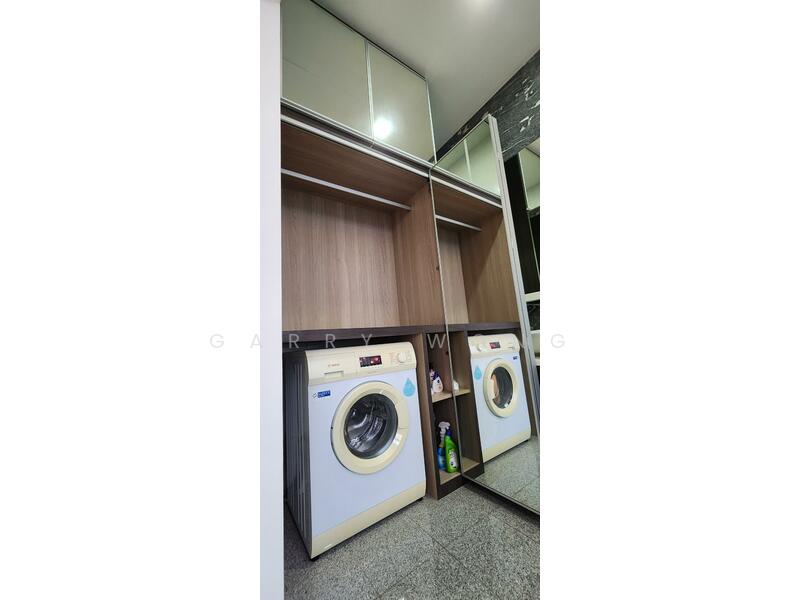 The Hillier, 2 Hillview Rise, 1 Bedroom, 506 sqft, Condominium For Rent, by Garry Wong, 60000385 - Yard with washer-dryer combo - PropertyGuru.com.sg