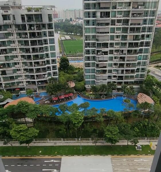 The Hillier, 2 Hillview Rise, 1 Bedroom, 506 sqft, Condominium For Rent, by Garry Wong, 60000385 - Northwards with pool view - PropertyGuru.com.sg
