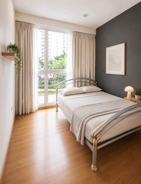 Waterview, 89 Tampines Avenue 1, 2 Bedrooms, 786 sqft, Condominium For Sale, by Eileen Leong, 60003223 - Bedroom - For Illustration Only - PropertyGuru.com.sg