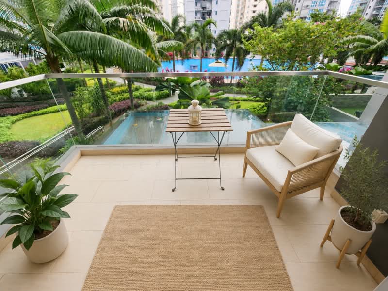 Waterview, 89 Tampines Avenue 1, 2 Bedrooms, 786 sqft, Condominium For Sale, by Eileen Leong, 60003223 - Balcony - For Illustration Only - PropertyGuru.com.sg