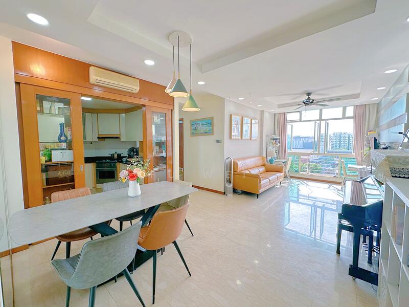 Lilydale, 556 Yishun Ave 6, 3 Bedrooms, 1,227 sqft, Condominium For Rent, by Fu Wei, 60003415 - Living Room - PropertyGuru.com.sg