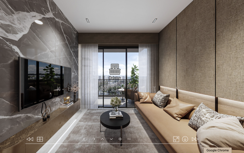 Lentor Modern, 3 Lentor Central, 3 Bedrooms, 1,109 sqft, Condominium For Sale, by Keldrick Tan, 60003925 - Balcony - PropertyGuru.com.sg