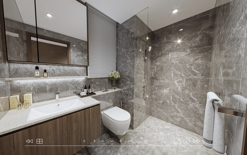 Lentor Modern, 3 Lentor Central, 3 Bedrooms, 1,109 sqft, Condominium For Sale, by Keldrick Tan, 60003925 - Bathroom - PropertyGuru.com.sg