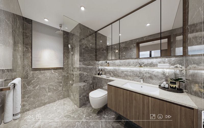 Lentor Modern, 3 Lentor Central, 3 Bedrooms, 1,109 sqft, Condominium For Sale, by Keldrick Tan, 60003925 - Bathroom - PropertyGuru.com.sg