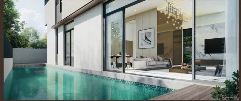 For Sale - brand new and luxury bungalow, 4 levels with Lift, Swimming pool, Basement to Park 5 cars