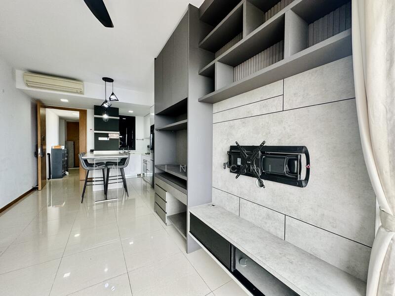 The Trilinq, Jalan Lempeng, 2 Bedrooms, 700 sqft, Condominium For Rent, by Pauline Chia, 60006978 - Living Room - PropertyGuru.com.sg
