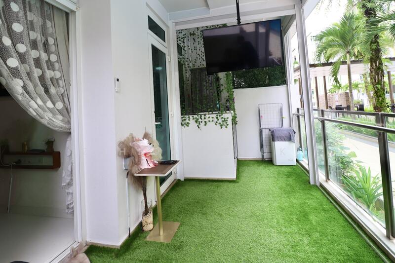 Parc Rosewood, 93 Rosewood Drive, 1 Bedroom, 506 sqft, Condominium For Rent, by Zahidah Sauki, 60007716 - Balcony - PropertyGuru.com.sg