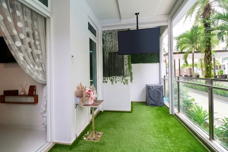 Parc Rosewood, 93 Rosewood Drive, Admiralty / Woodlands, 1 Bedroom, 506 sqft, Condominium For Rent, by Zahidah Sauki, 60007716 - Balcony - PropertyGuru.com.sg