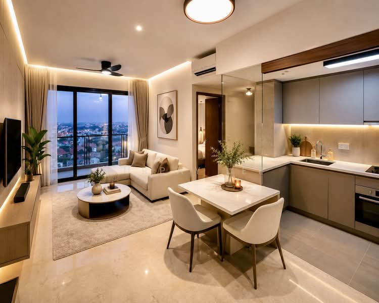 Seaside Residences, 10 Siglap Link, 2 Bedrooms, 807 sqft, Condominium For Sale, by Murphy Lee, 60007837 - Living Room - PropertyGuru.com.sg