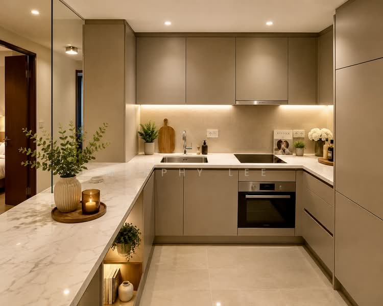 Seaside Residences, 10 Siglap Link, 2 Bedrooms, 807 sqft, Condominium For Sale, by Murphy Lee, 60007837 - Kitchen - PropertyGuru.com.sg