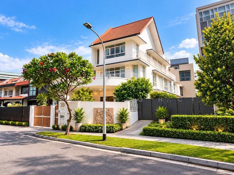 Lor 1 Realty Park, Realty Park. People's Garden, Hougang / Punggol / Sengkang, 6 Bedrooms, 5,524 sqft, Corner Terrace For Sale, by Alvin Choo H.C, 60008063 - Exterior - PropertyGuru.com.sg