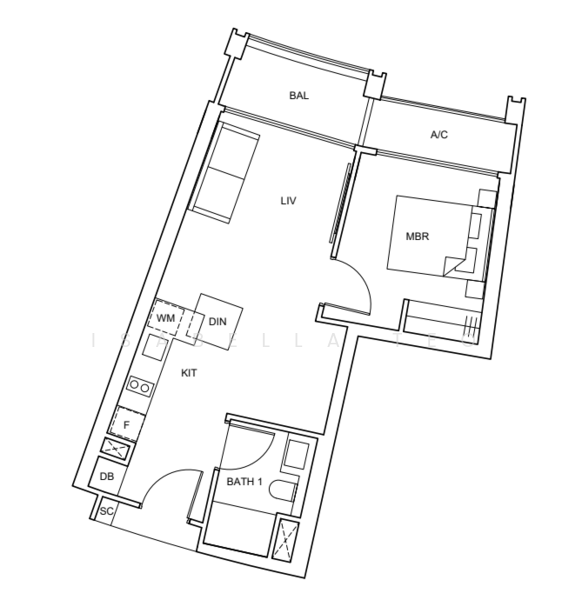 One Pearl Bank, 1 Pearl Bank, 1 Bedroom, 570 sqft, Condominium For Rent, by Isabella Teo, 60008896 - PropertyGuru.com.sg