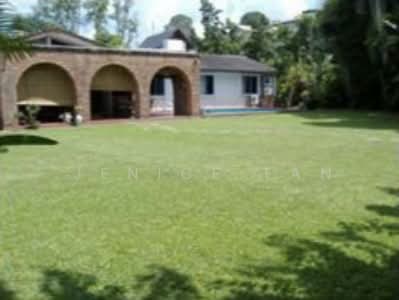 For Sale - Charming Single-Storey Good Class Bungalow in Binjai Park — Rare Flat Land with Pool & Lush Gardens