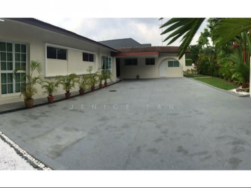Charming Single-Storey Good Class Bungalow in Binjai Park — Rare Flat Land with Pool & Lush Gardens, Binjai Park, 4 Bedrooms, 5,000 sqft, Good Class Bungalow For Sale, by Jenice Tan, 60010145 - Exterior - PropertyGuru.com.sg
