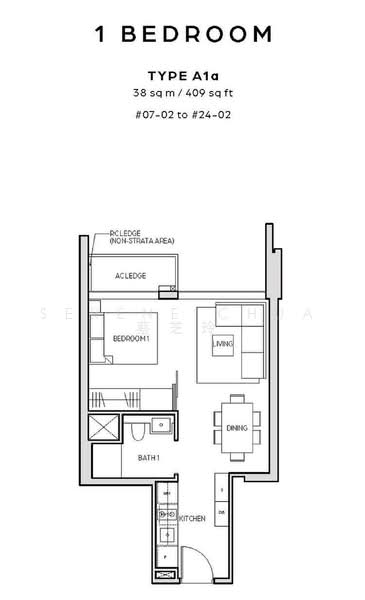 Midtown Bay, 120 Beach Road, 1 Bedroom, 409 sqft, Condominium For Sale, by Serene Chua 蔡芝玲, 60011016 - PropertyGuru.com.sg