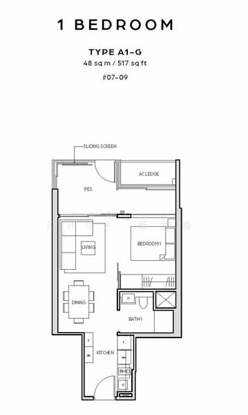 Midtown Bay, 120 Beach Road, 1 Bedroom, 409 sqft, Condominium For Sale, by Serene Chua 蔡芝玲, 60011016 - PropertyGuru.com.sg