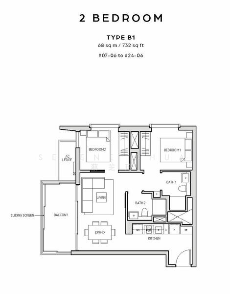 Midtown Bay, 120 Beach Road, 2 Bedrooms, 743 sqft, Condominium For Sale, by Serene Chua 蔡芝玲, 60011029 - PropertyGuru.com.sg