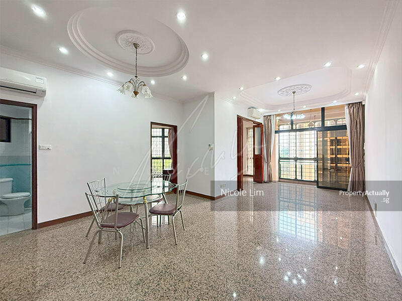 Living / Dining Area with Balcony