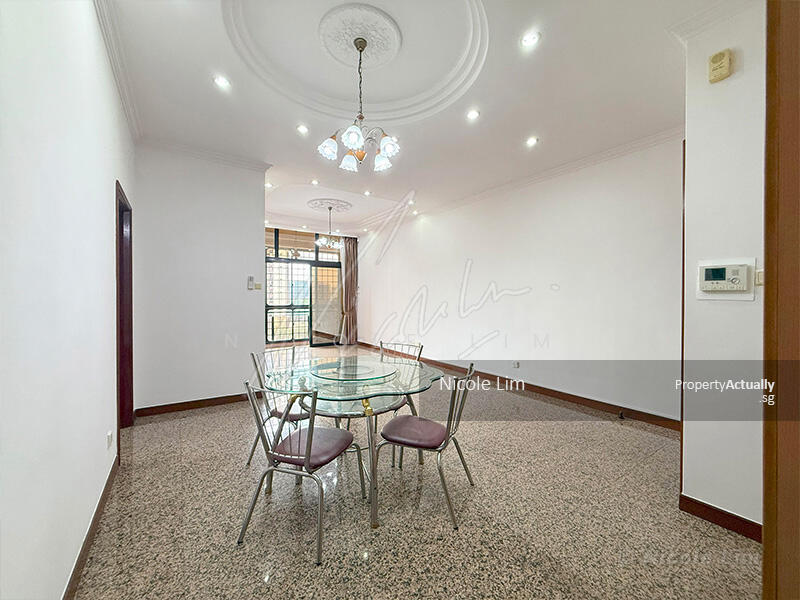 Living / Dining Area with Balcony