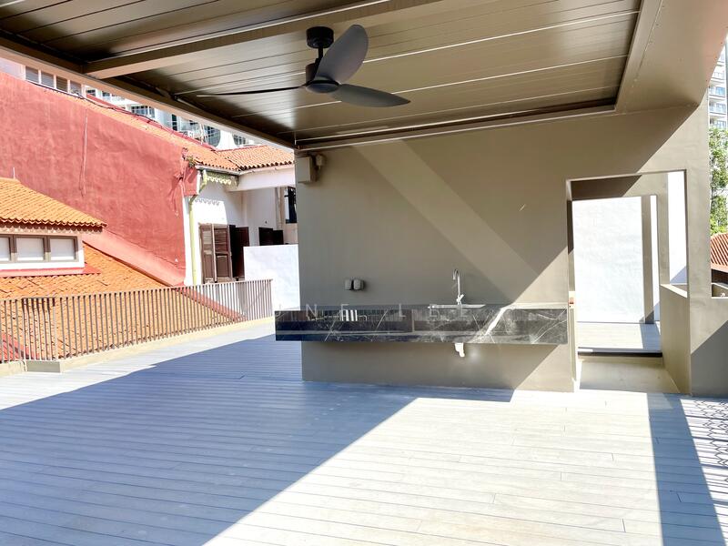 Sink & stone counter top for BBQ events