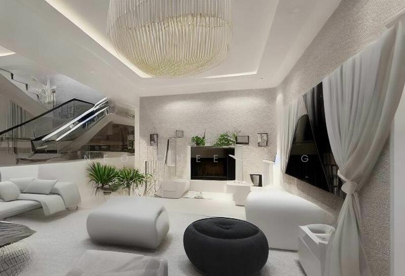 Chuan Terrace Corner Terrace For Sale at S$ 5,500,000 | PropertyGuru Singapore - Living Room