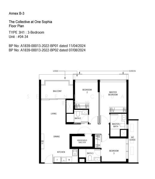 The Collective At One Sophia, 1A Sophia Road, 3 Bedrooms, 1,023 sqft, Condominium For Sale, by Serene Chua 蔡芝玲, 60012698 - PropertyGuru.com.sg