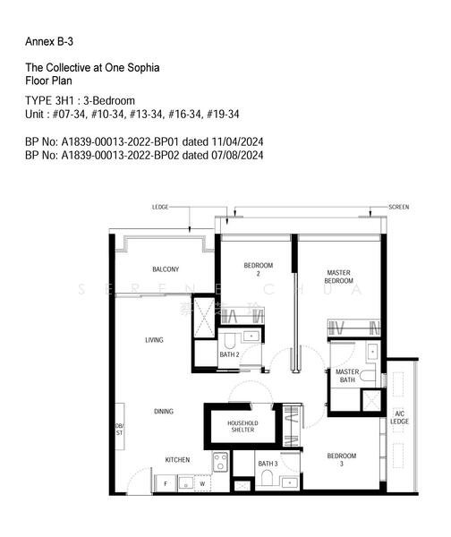 The Collective At One Sophia, 1A Sophia Road, 3 Bedrooms, 1,023 sqft, Condominium For Sale, by Serene Chua 蔡芝玲, 60012698 - PropertyGuru.com.sg