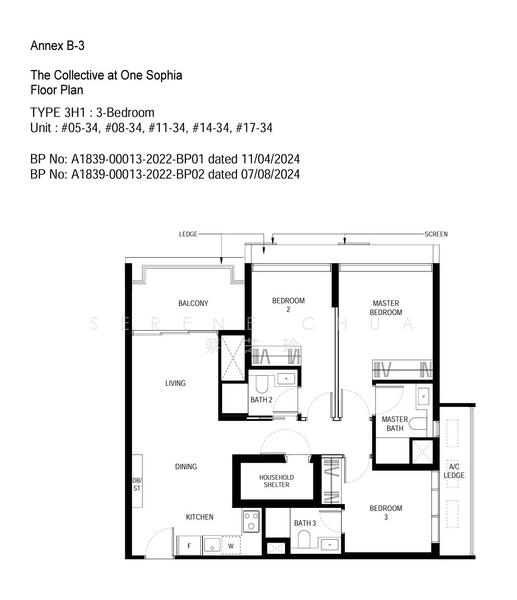 The Collective At One Sophia, 1A Sophia Road, 3 Bedrooms, 1,023 sqft, Condominium For Sale, by Serene Chua 蔡芝玲, 60012698 - PropertyGuru.com.sg