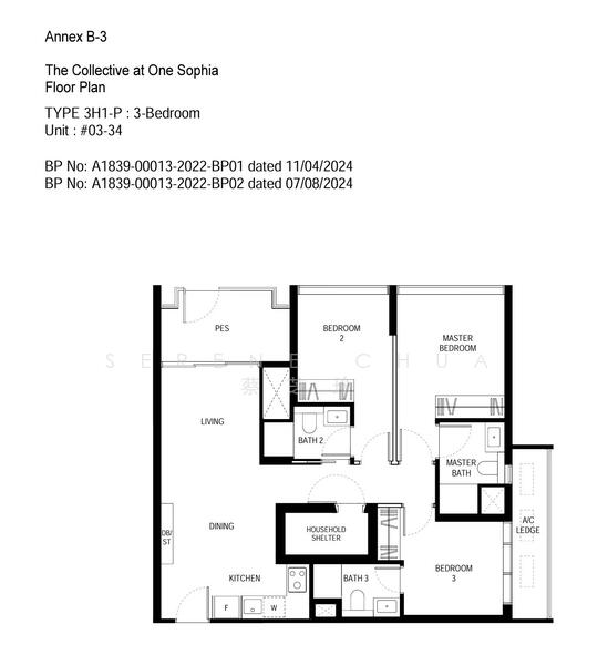 The Collective At One Sophia, 1A Sophia Road, 3 Bedrooms, 1,023 sqft, Condominium For Sale, by Serene Chua 蔡芝玲, 60012698 - PropertyGuru.com.sg