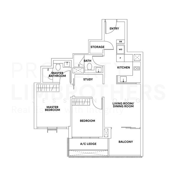 KI Residences At Brookvale, 18 Brookvale Drive, Clementi Park / Upper Bukit Timah, 2 Bedrooms, 743 sqft, Condominium For Rent, by Jesslin Ong, 60014025 - PropertyGuru.com.sg