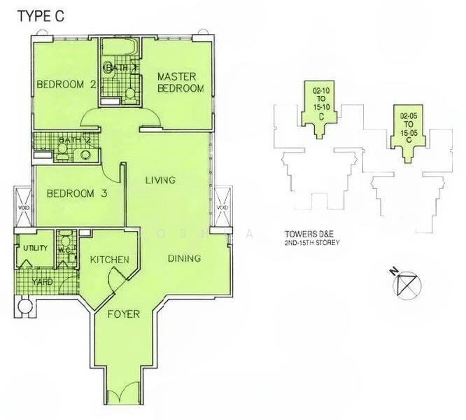 Astoria Park, 30 Lorong Mydin, 3 Bedrooms, 1,173 sqft, Condominium For Rent, by Joshua Ho, 60014559 - PropertyGuru.com.sg