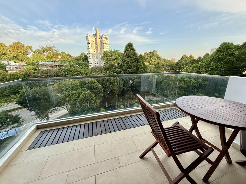 Balcony facing Pool