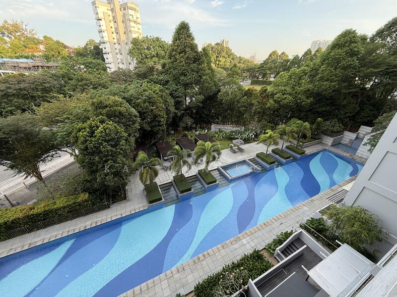Pool View from Balcony