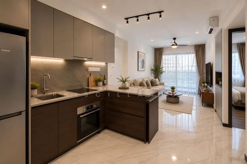 Pasir Ris 8, 14 Pasir Ris Drive 8, 2 Bedrooms, 710 sqft, Condominium For Sale, by Priscilla Hoe, 60017172 - Roomy living, dining & kitchen layout. - PropertyGuru.com.sg