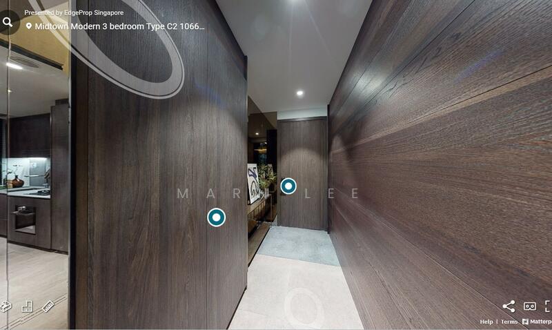 Midtown Modern, 16 Tan Quee Lan Street, 3 Bedrooms, 1,066 sqft, Condominium For Sale, by Marn Lee, 60017286 - Hallway - PropertyGuru.com.sg