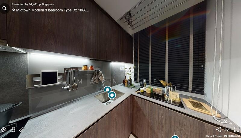 Midtown Modern, 16 Tan Quee Lan Street, 3 Bedrooms, 1,066 sqft, Condominium For Sale, by Marn Lee, 60017286 - Kitchen - PropertyGuru.com.sg