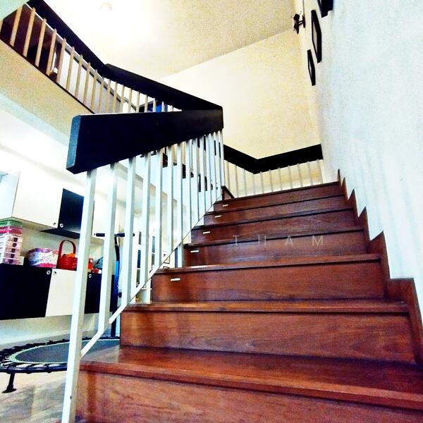 Stairs to second level