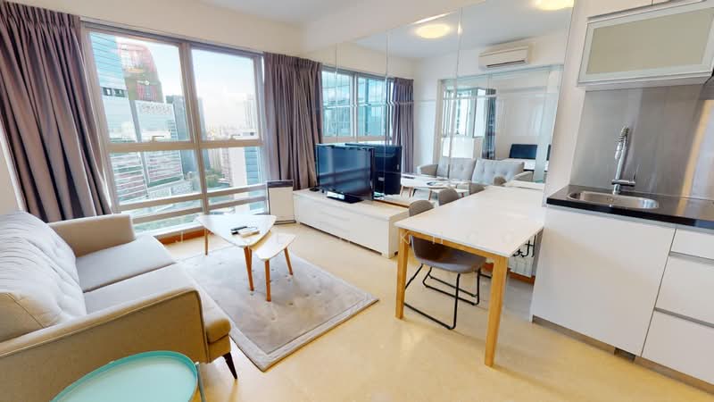 The Clift, 21 McCallum Street, 1 Bedroom, 495 sqft, Apartment For Sale, by Joseph Khoo, 60018289 - Living Room - PropertyGuru.com.sg