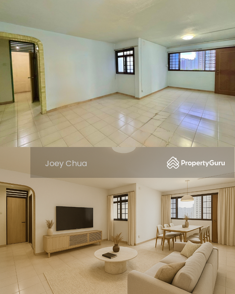 Living & Dining (Before & After)