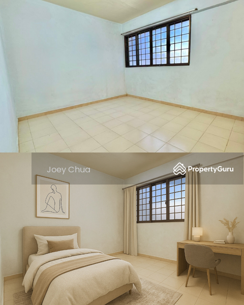 Common Bedroom (Before & After)