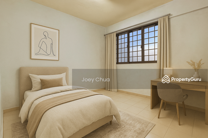 Common Bedroom (virtually staged)