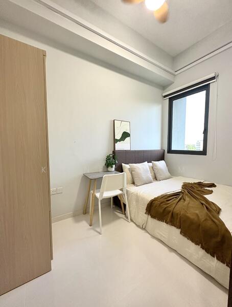 Forte Suites, 88 Mergui Road, 1 Bedroom, 300 sqft, Condominium For Rent, by Kenneth Sim, 60019709 - Other Queen bedded Bedroom - PropertyGuru.com.sg