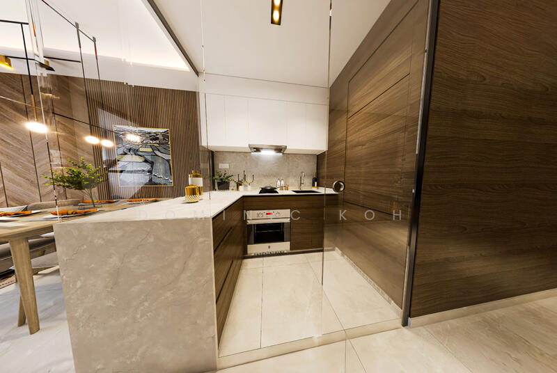 Enclosed kitchen