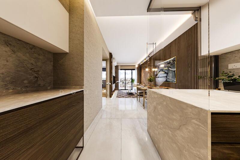 View of Living room from Foyer