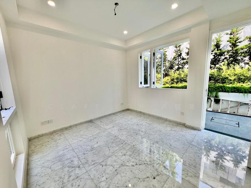 +65.89533345 Bukit Timah Road Brand New Black and White Bungalow, , 4 Bedrooms, 2,680 sqft, Good Class Bungalow For Rent, by Clare Loh 卢煜婕, 60020774 - Living Room - PropertyGuru.com.sg