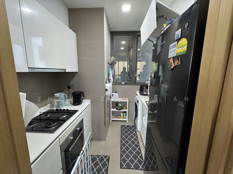 Skyline Residences, 610 Telok Blangah Road, 2 Bedrooms, 829 sqft, Condominium For Rent, by Zheng Zong Jian, 60020955 - Kitchen - PropertyGuru.com.sg
