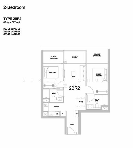 One Marina Gardens, 3 Marina Gardens Lane, 2 Bedrooms, 646 sqft, Apartment For Sale, by Serene Chua 蔡芝玲, 60021283 - PropertyGuru.com.sg