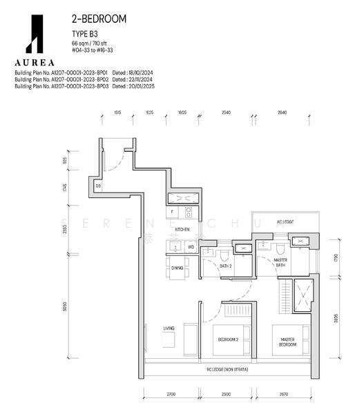 Aurea, 802 Beach Road, 2 Bedrooms, 635 sqft, Condominium For Sale, by Serene Chua 蔡芝玲, 60021371 - PropertyGuru.com.sg