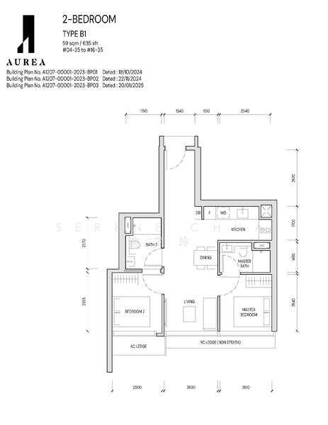 Aurea, 802 Beach Road, 2 Bedrooms, 635 sqft, Condominium For Sale, by Serene Chua 蔡芝玲, 60021371 - PropertyGuru.com.sg
